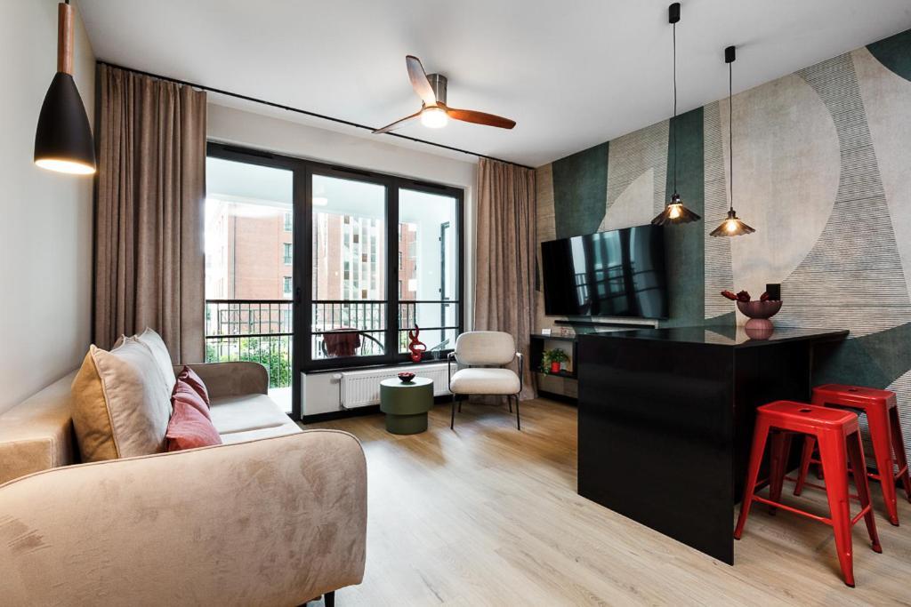 City Center - Walowa I Popieluszki By Apartmore Gdańsk Kültér fotó