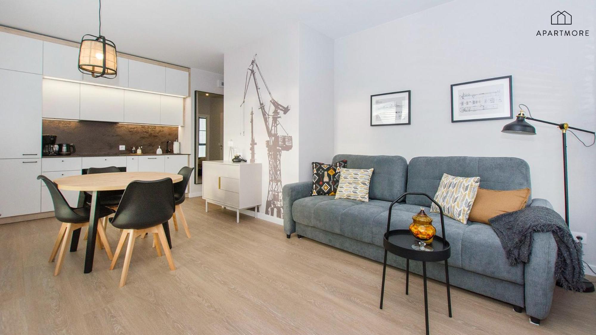 City Center - Walowa I Popieluszki By Apartmore Gdańsk Kültér fotó